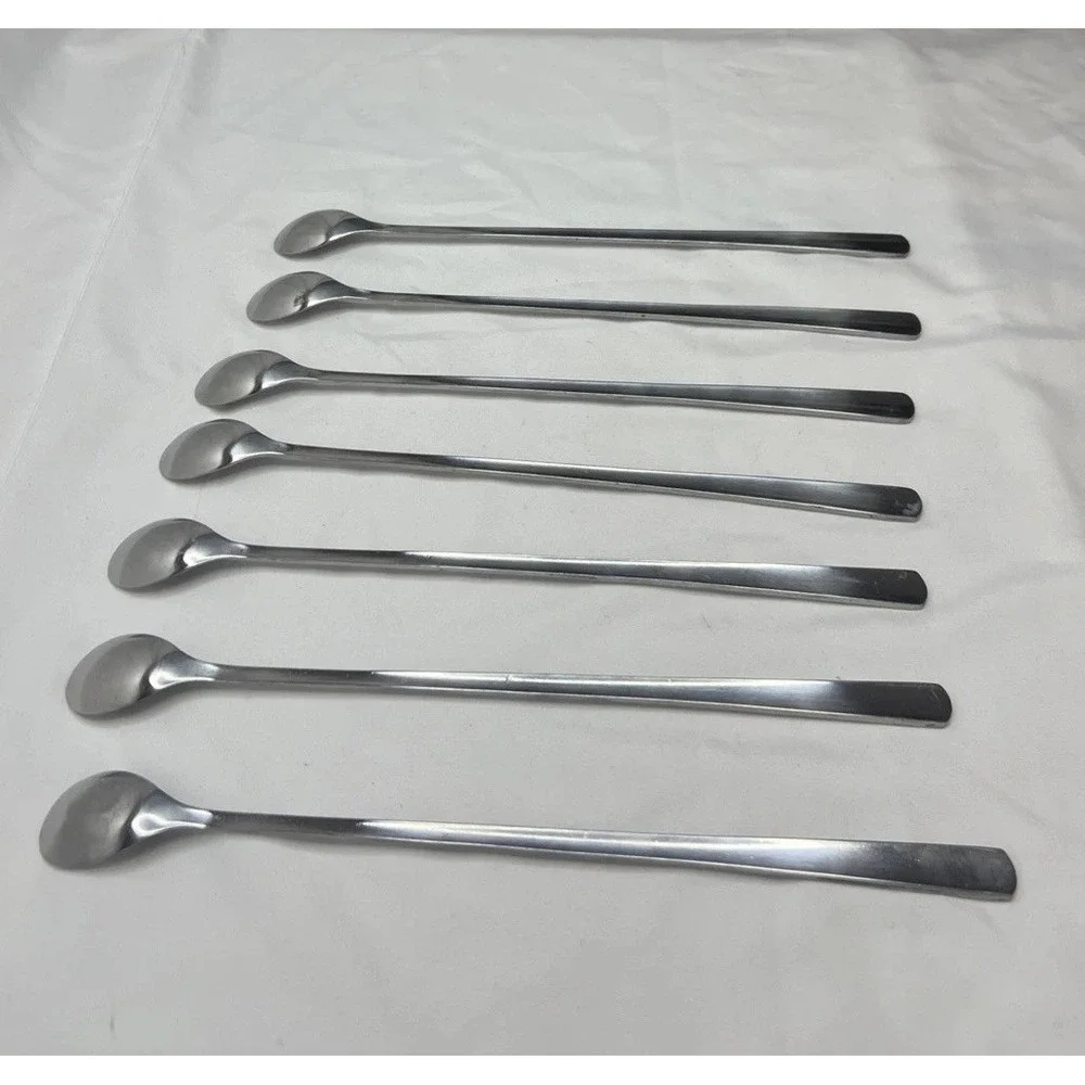 10.5-Inch Stainless Steel Spoons- Ice Tea Spoons-Ice Cream Spoon- Mixed Drinks‎